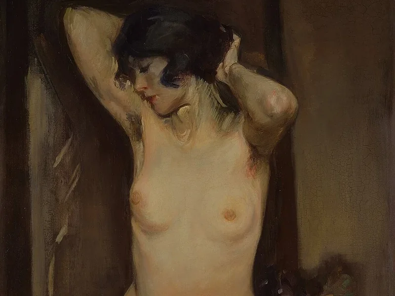 1872-Lino Selvatico - Nudo